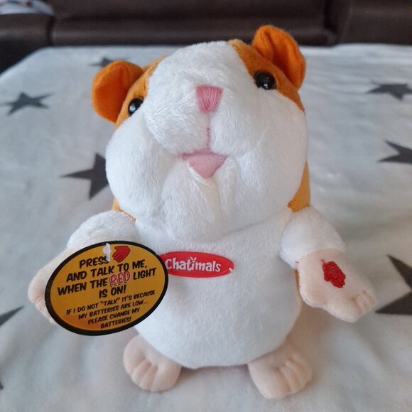2013 Chatimals Hamster Plush Talking Repeat What You Say Tested Works See Video - Picture 1 of 12